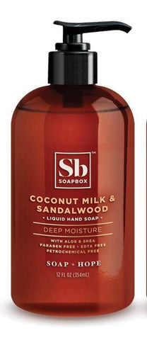 Coconut Milk & Sandalwood Hand Soap